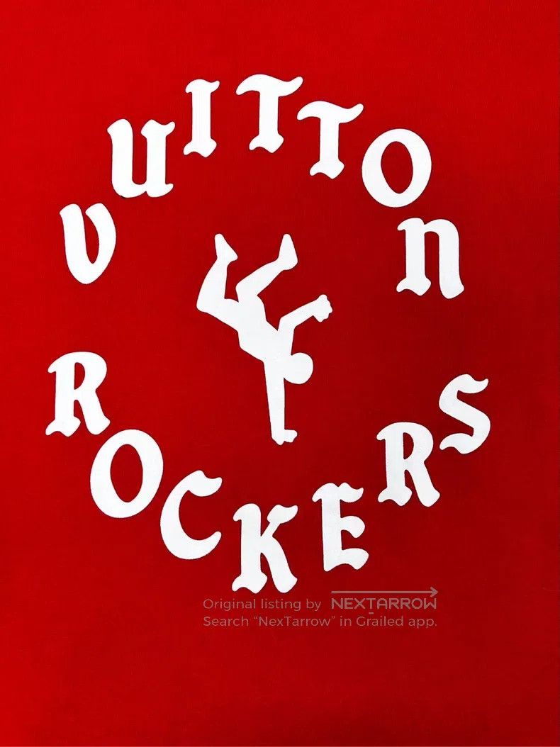 Louis Vuitton Louis Vuitton Clock Slogan Street Dance Sweatshirt Size US XXL / EU 58 / 5 - 5 Thumbnail