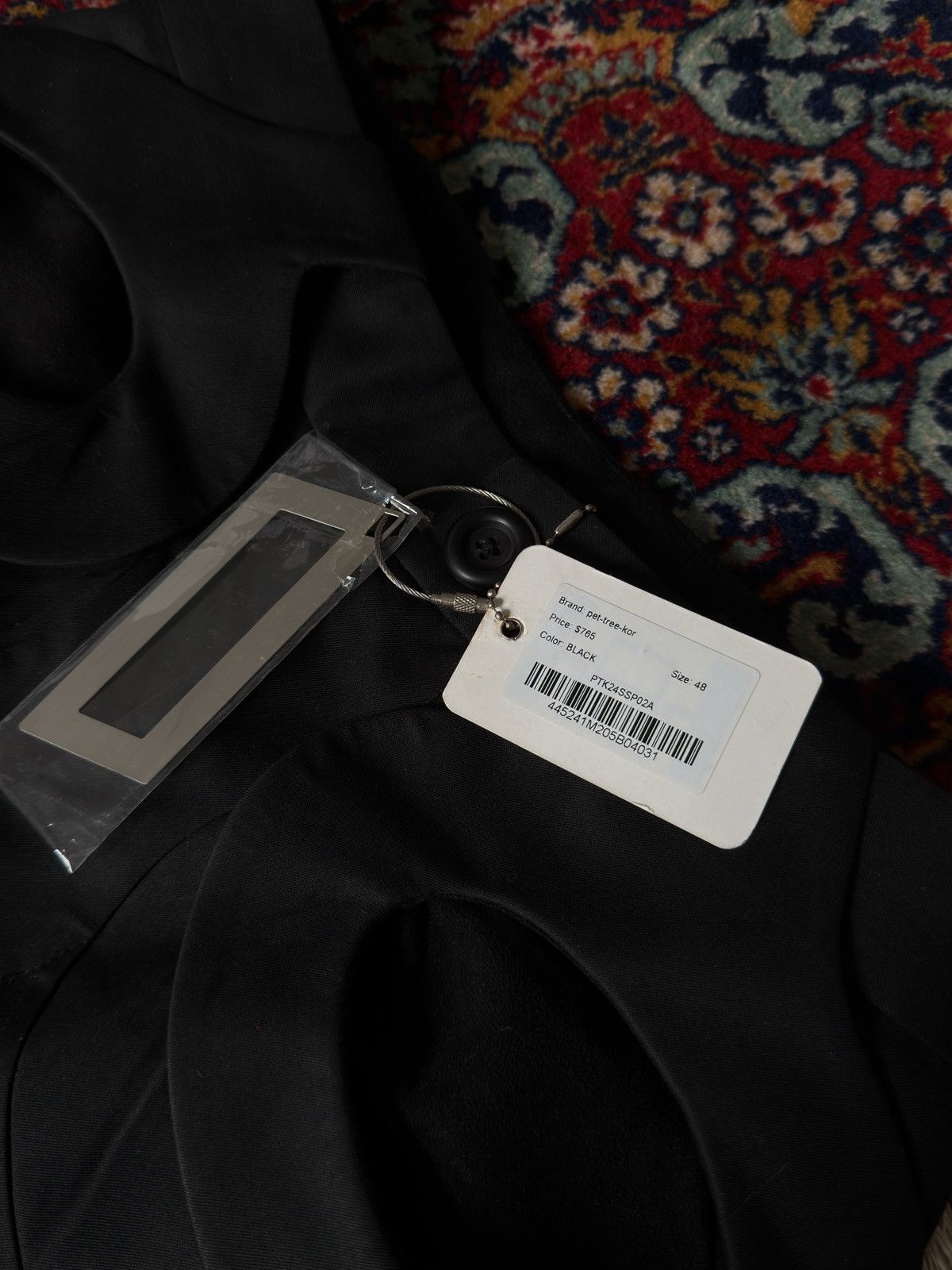 pet-tree-kor pet-tree-kor Black Sarracenia Wide Leg Trousers Size 48 Size US 32 / EU 48 - 5 Thumbnail