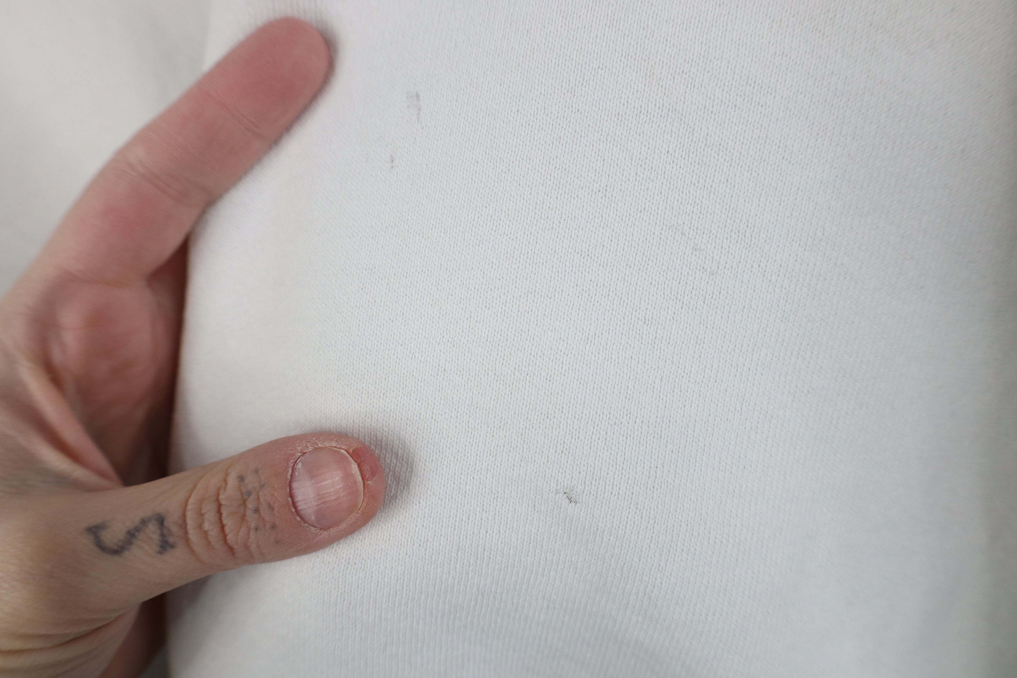 Vintage Vintage 90s Streetwear Blank Crewneck Sweatshirt White USA Size XL / US 12-14 / IT 48-50 - 5 Thumbnail