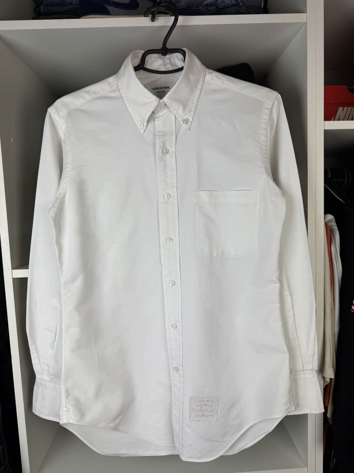 Thom Browne Thom Browne Button-Down Shirt Long Sleeve Size 1 Size US S / EU 44-46 / 1 - 1 Thumbnail