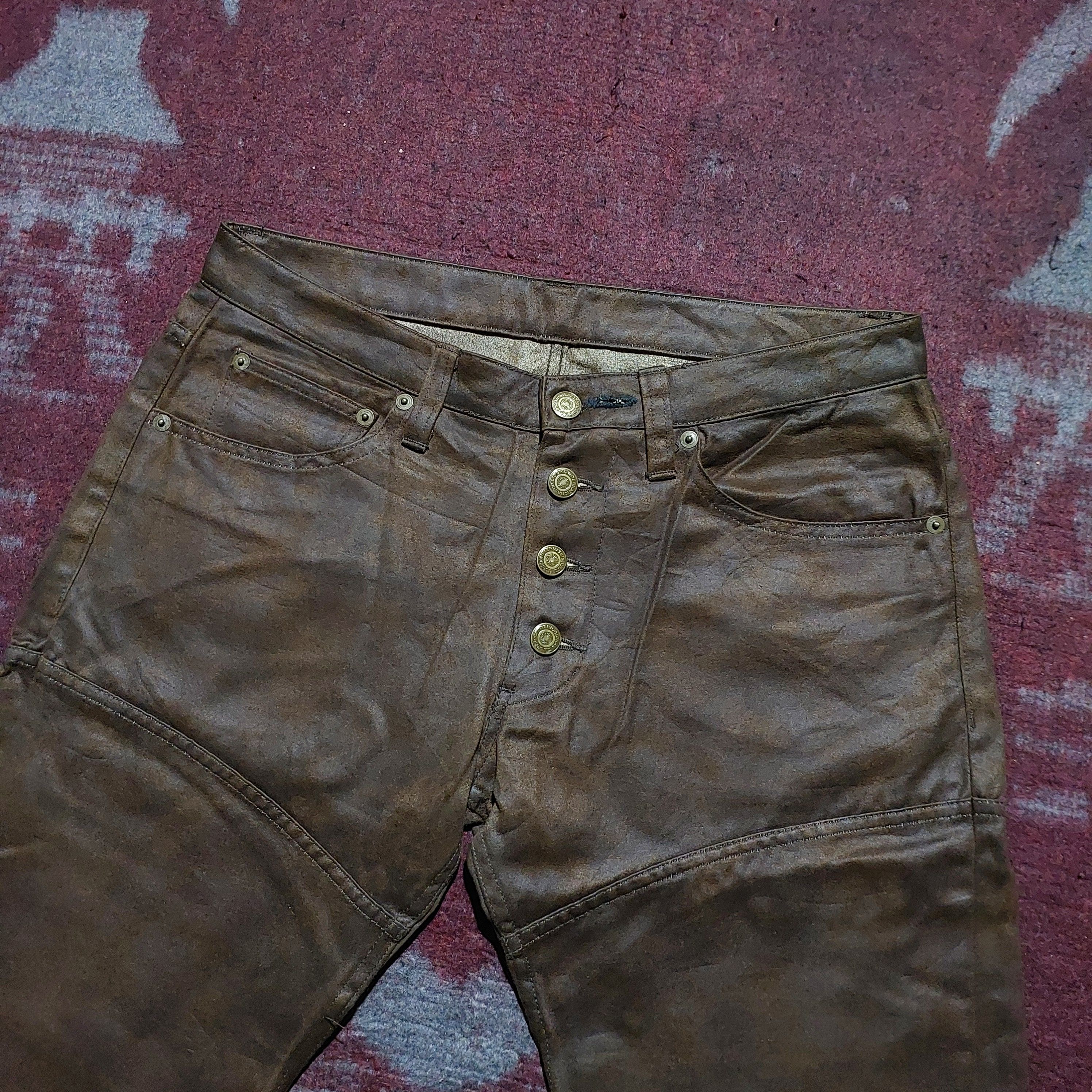 Tornado Mart Tornado Mart button down pleated knee length shorts Size US 31 - 3 Thumbnail