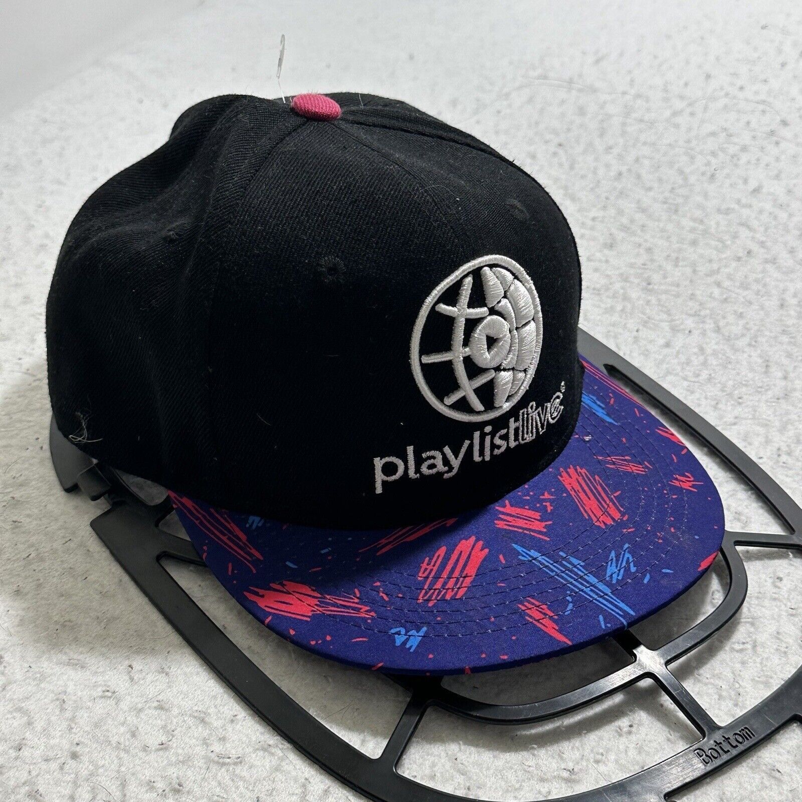 Other Playlist Live Black Embroidered Hat Baseball Cap Size ONE SIZE - 1 Thumbnail