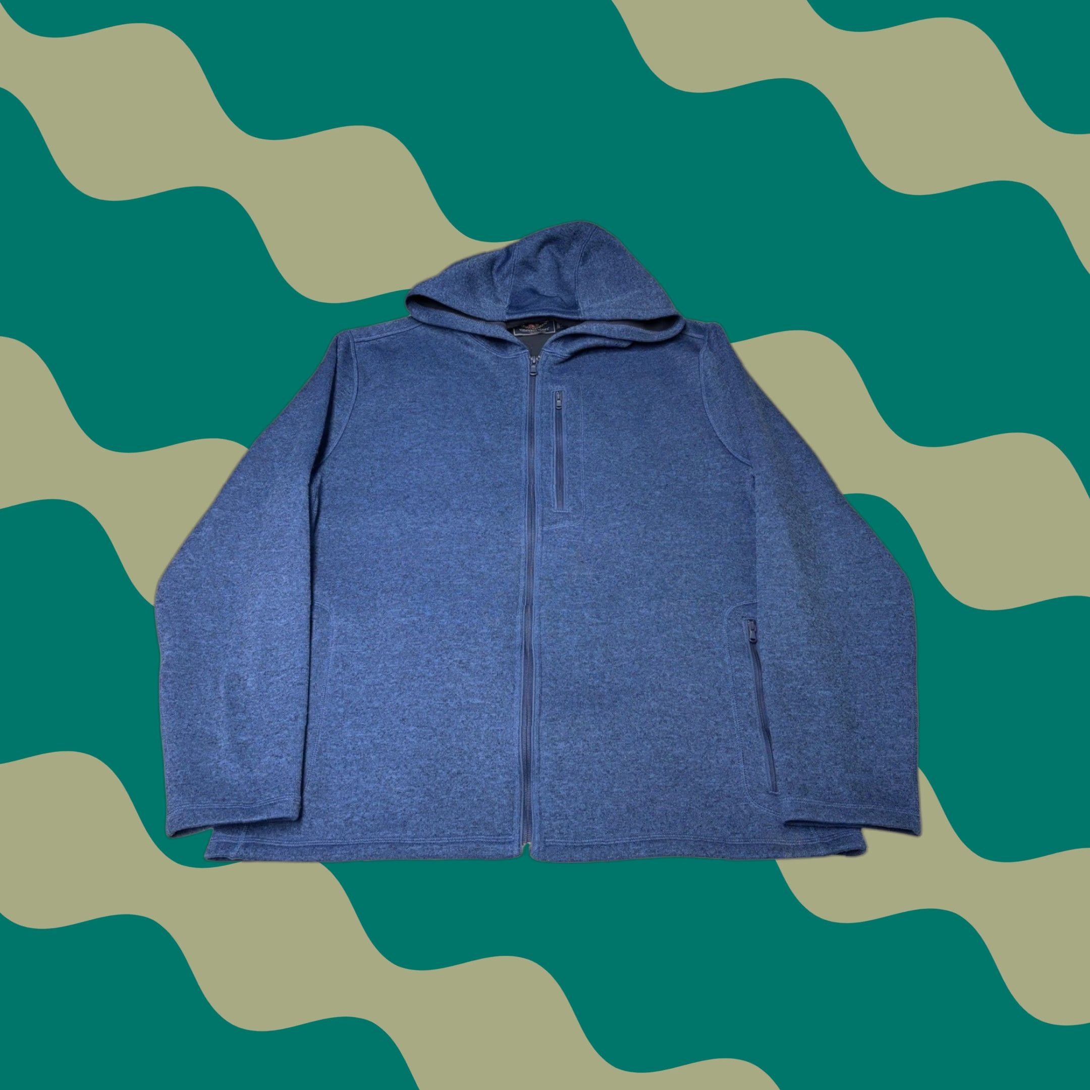 Vineyard Vines Vineyard Vines Fleece Hoodie Blue XL Full Zip Pocket Pullover Athleisure Mens Size US XL / EU 56 / 4 - 1 Thumbnail