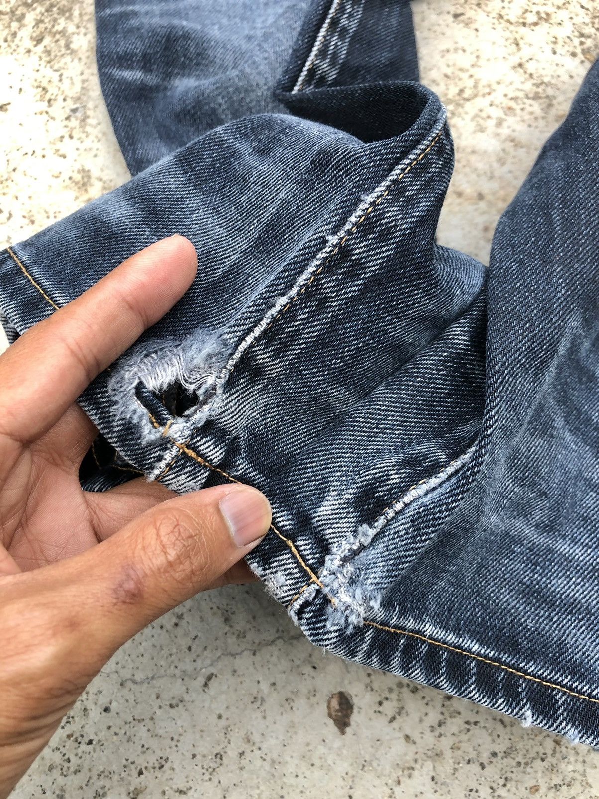 G-Star GSTAR DISTRESSED WASHED DENIM Size US 31 - 11 Thumbnail