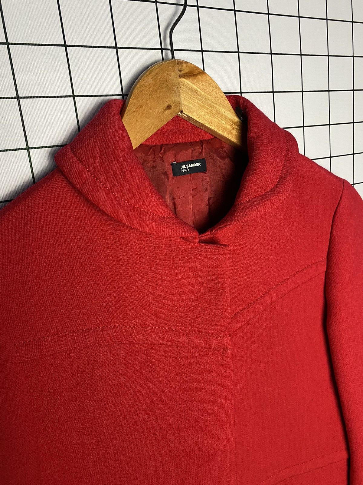 Jil Sander Vintage Jill Sander Wool Long Jacket Size US S / EU 44-46 / 1 - 11 Thumbnail