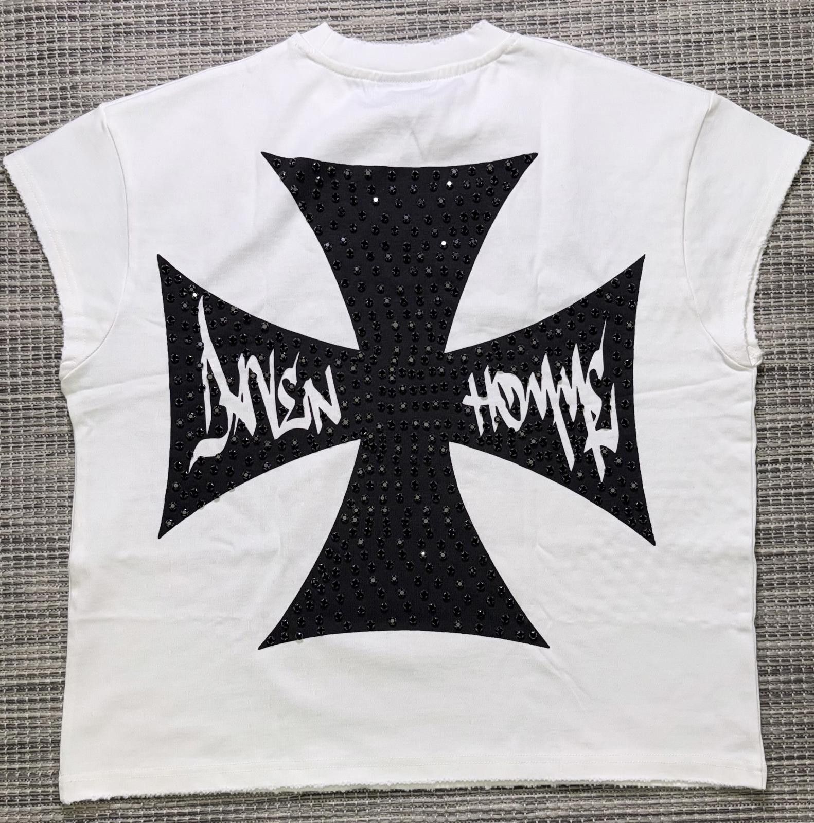 Other Daven Homme White Happy Memories Cutoff Tee Size US S / EU 44-46 / 1 - 3 Thumbnail