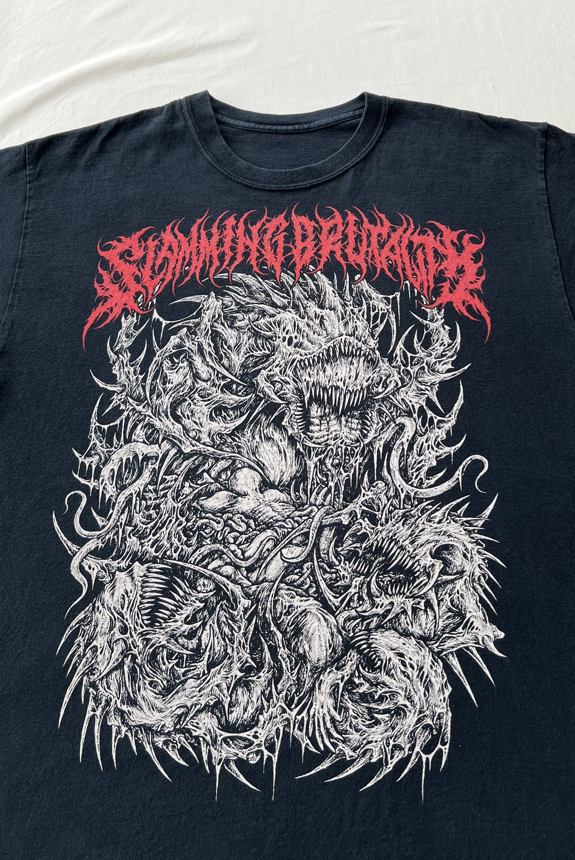 Band Tees Vintage 2018 Slamming Brutality Tour Festival Death Metal Size US L / EU 52-54 / 3 - 3 Thumbnail