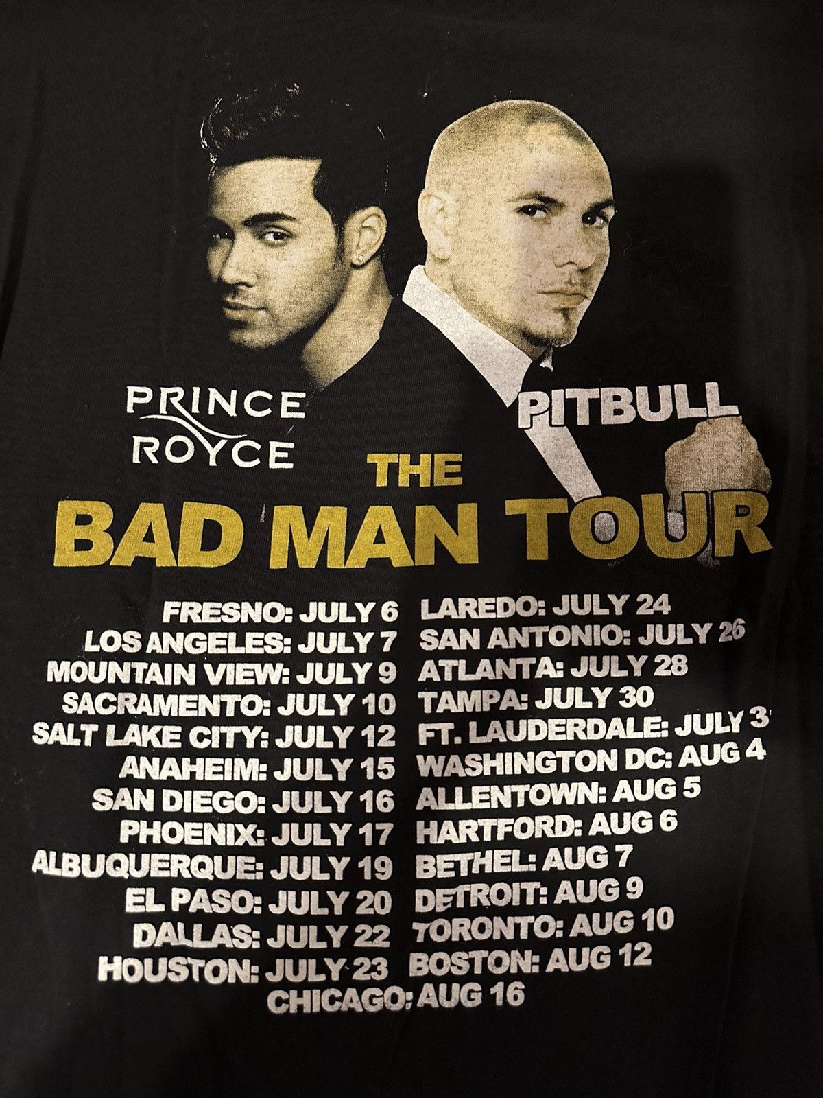 Vintage Pitbull Concert Tee Size US XL / EU 56 / 4 - 5 Thumbnail