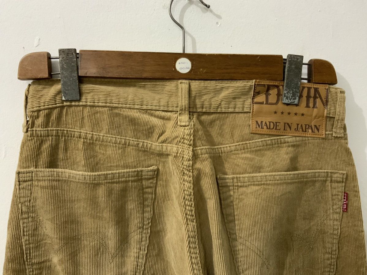 Denime Edwin 5052RV Japan Corduroi Jean Size US 30 / EU 46 - 11 Thumbnail