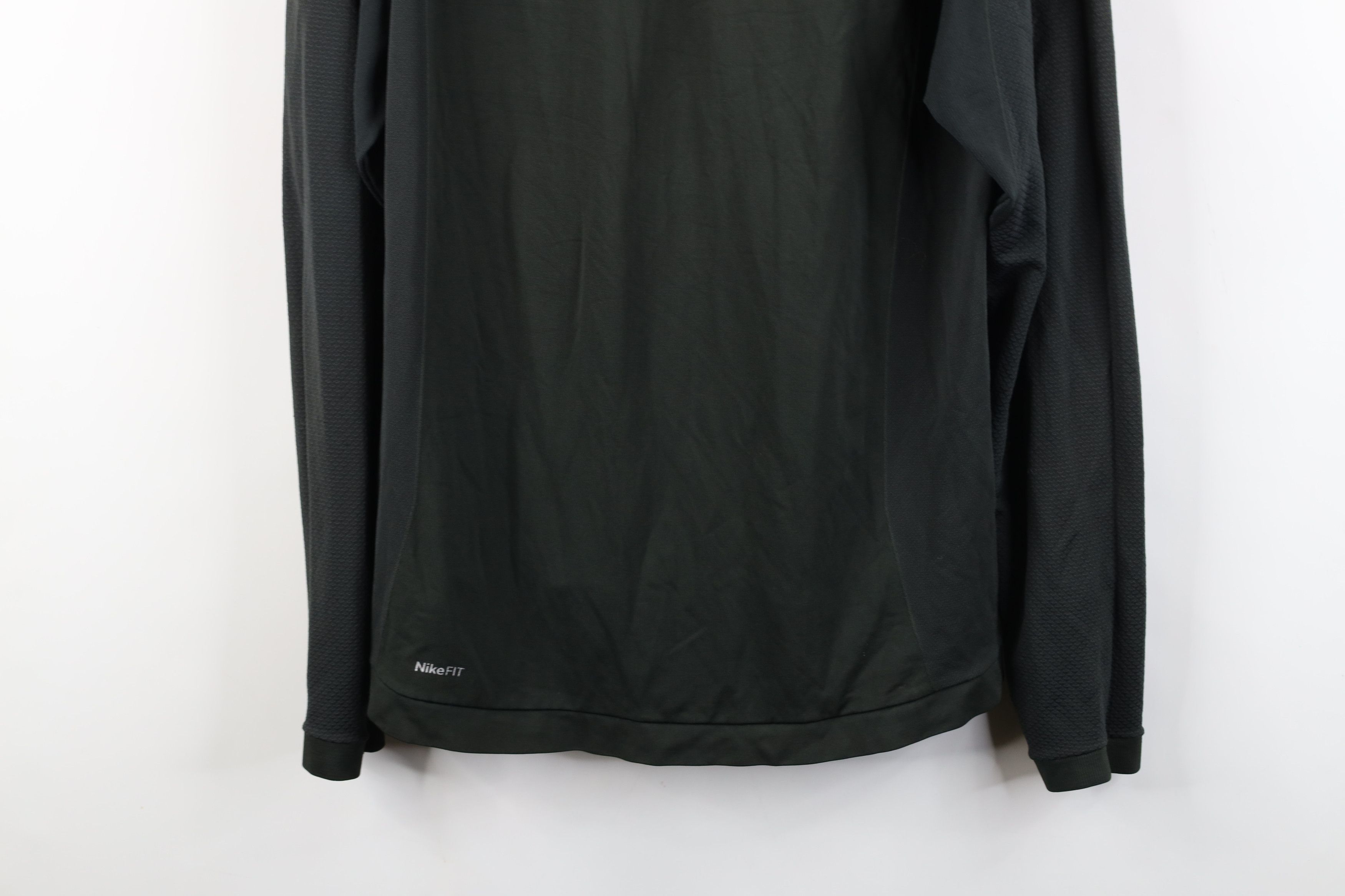 Nike Vintage Y2K Nike Mini Swoosh Knit Half Zip Pullover Top Size US M / EU 48-50 / 2 - 3 Thumbnail