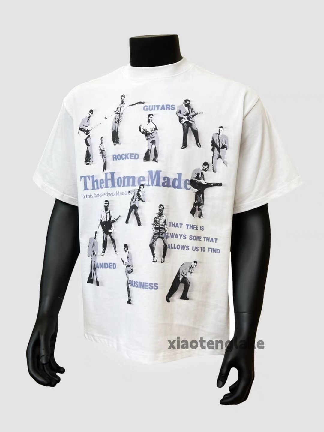 Unisex cleanfit yuppie loose skate hiphop pattern t shirt