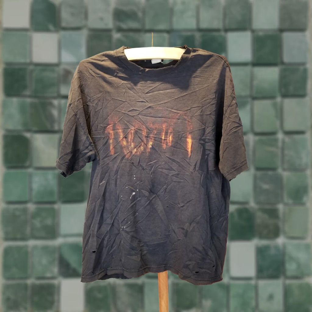 Vintage VINTAGE KORN HEAVY METAL DISTRESSED GIANT TAG T-SHIRT SZ XLARGE Shirt Mens XL Black 90s Reactivity Size US XL / EU 56 / 4 - 1 Thumbnail