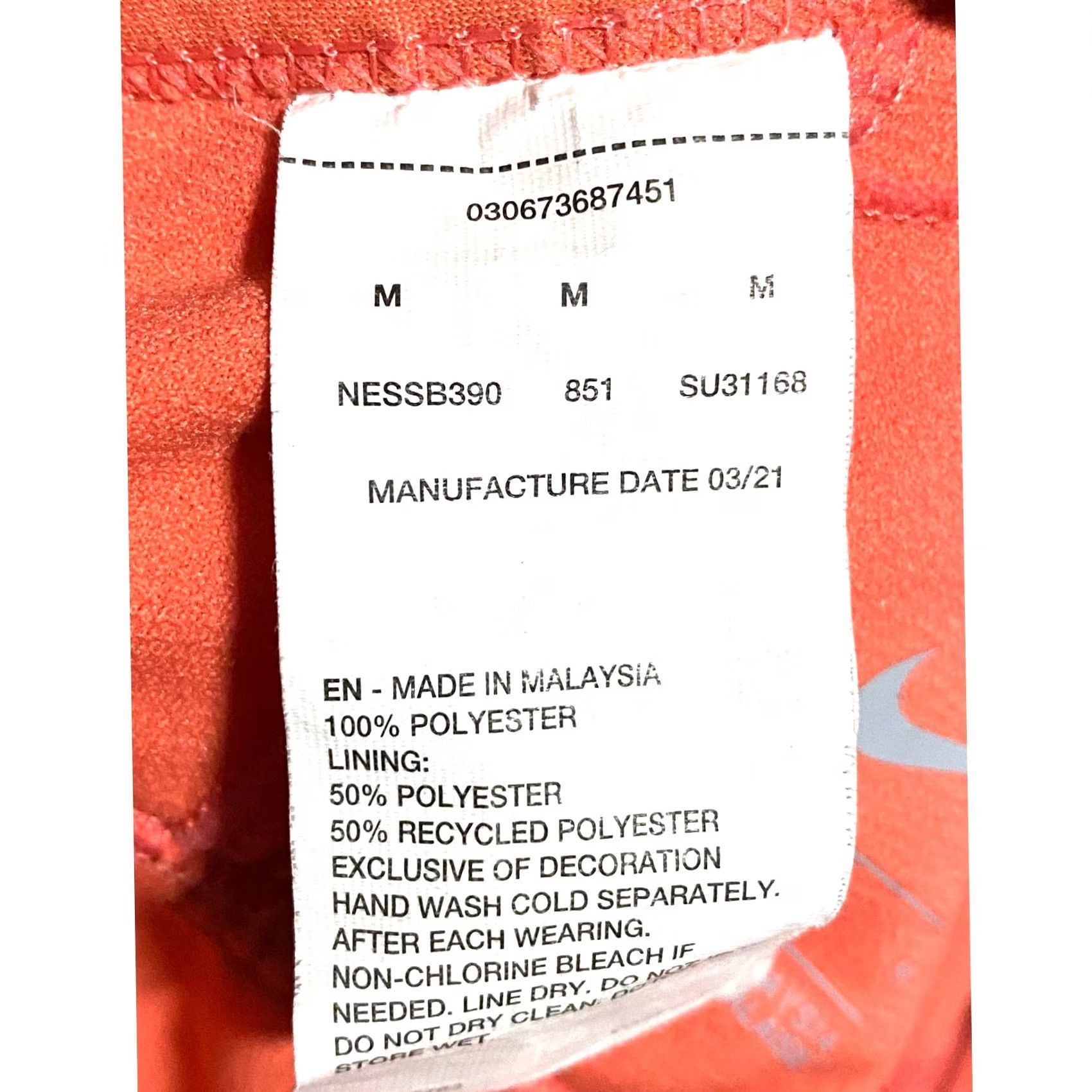 Nike Nike One Piece Swim Suit Womens M Beach Athleisure Open Back Vacation Resortwear Size M / US 6-8 / IT 42-44 - 7 Thumbnail