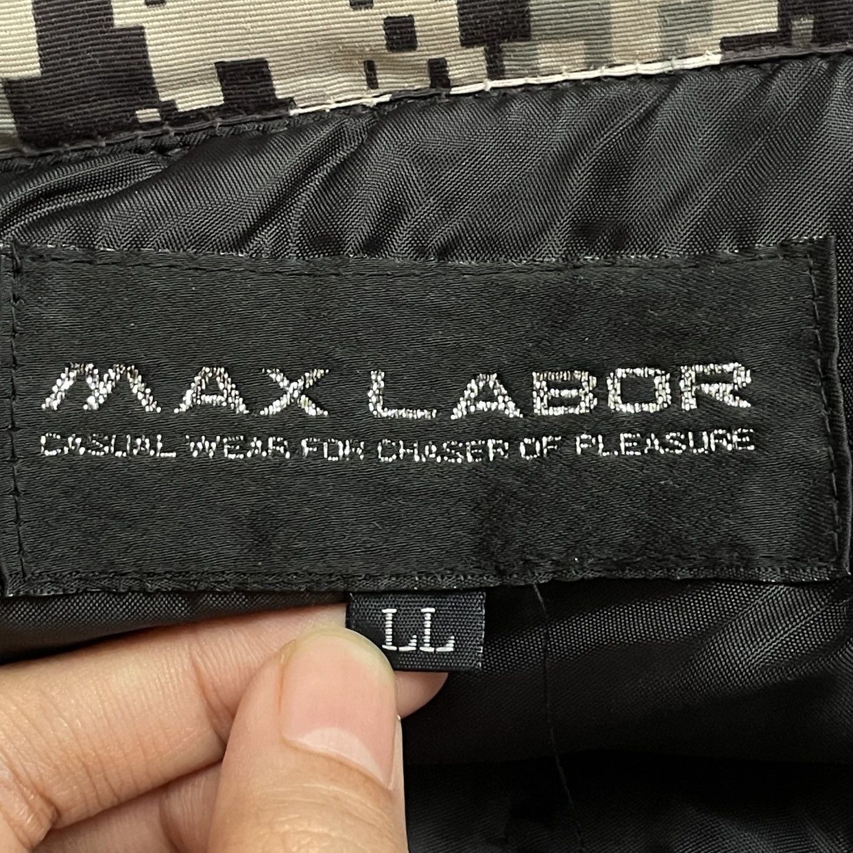 Japanese Brand × Vintage Vintage Japanese Brand Max Labor Camouflage Jacket 1990s Size US L / EU 52-54 / 3 - 12 Thumbnail