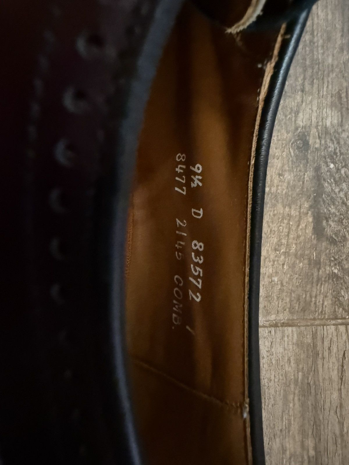 Allen Edmonds Allen Edmonds Richmond 9.5 D Burgundy Broque Wingtip Oxford Size US 9.5 / EU 42-43 - 5 Thumbnail