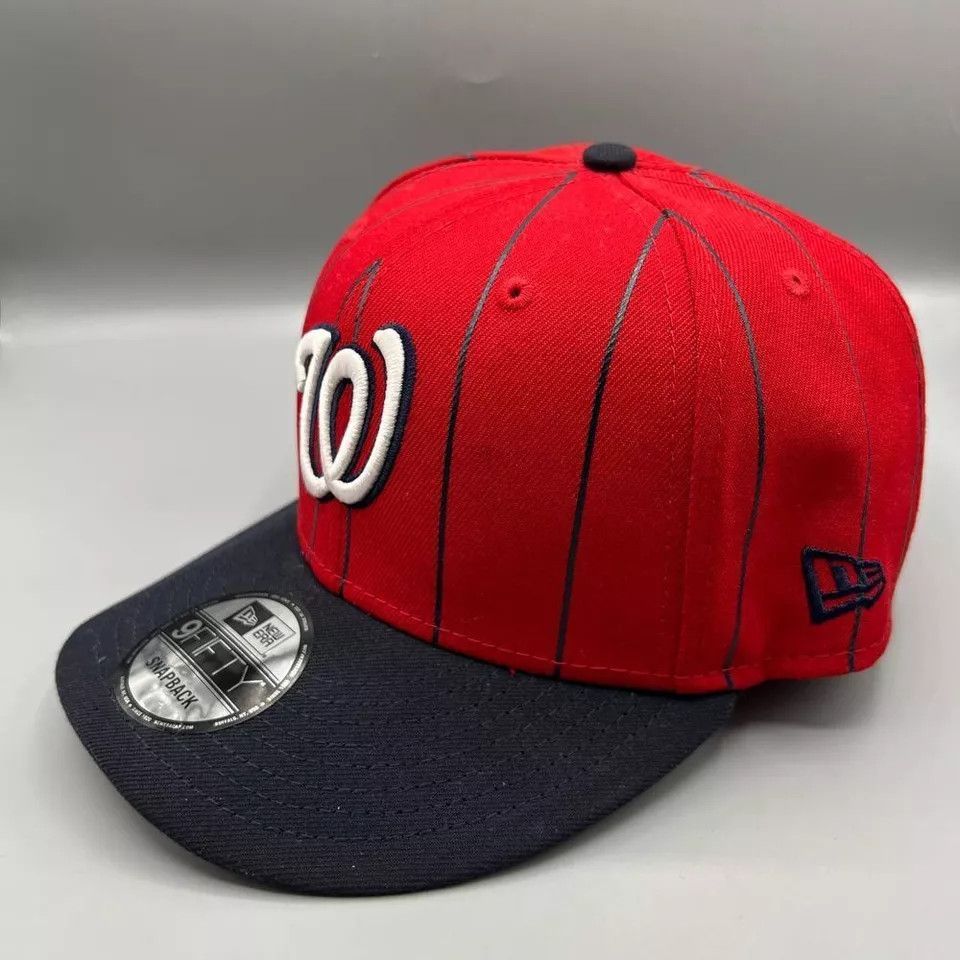 New Era Washington Nationals Hat Men 9Fifty New Era Snap Back Cap Size ONE SIZE - 2 Thumbnail