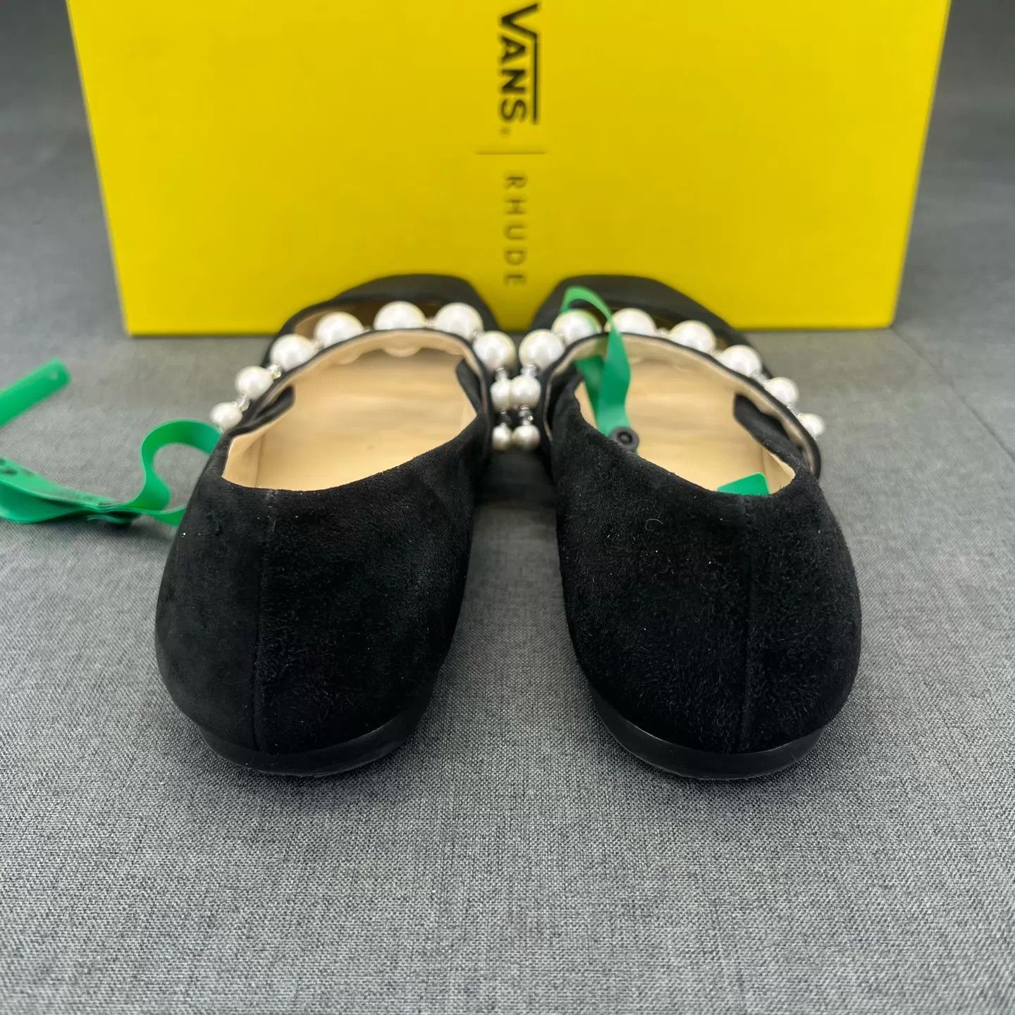 Jimmy Choo women's Jimmy Choo Black Pearl Flats 38 with box like new Size US 7.5 / IT 37.5 - 5 Thumbnail