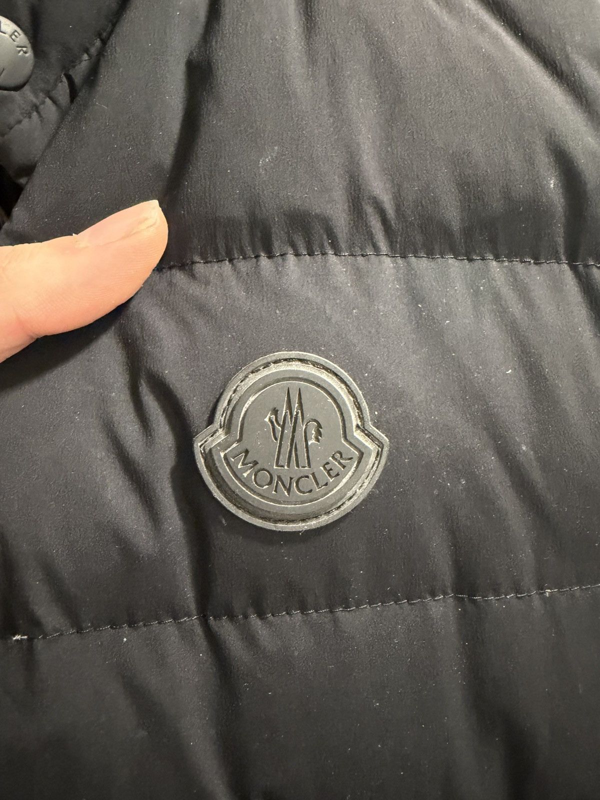 Moncler Moncler Black Goose Down Vest Size US L / EU 52-54 / 3 - 2 Thumbnail