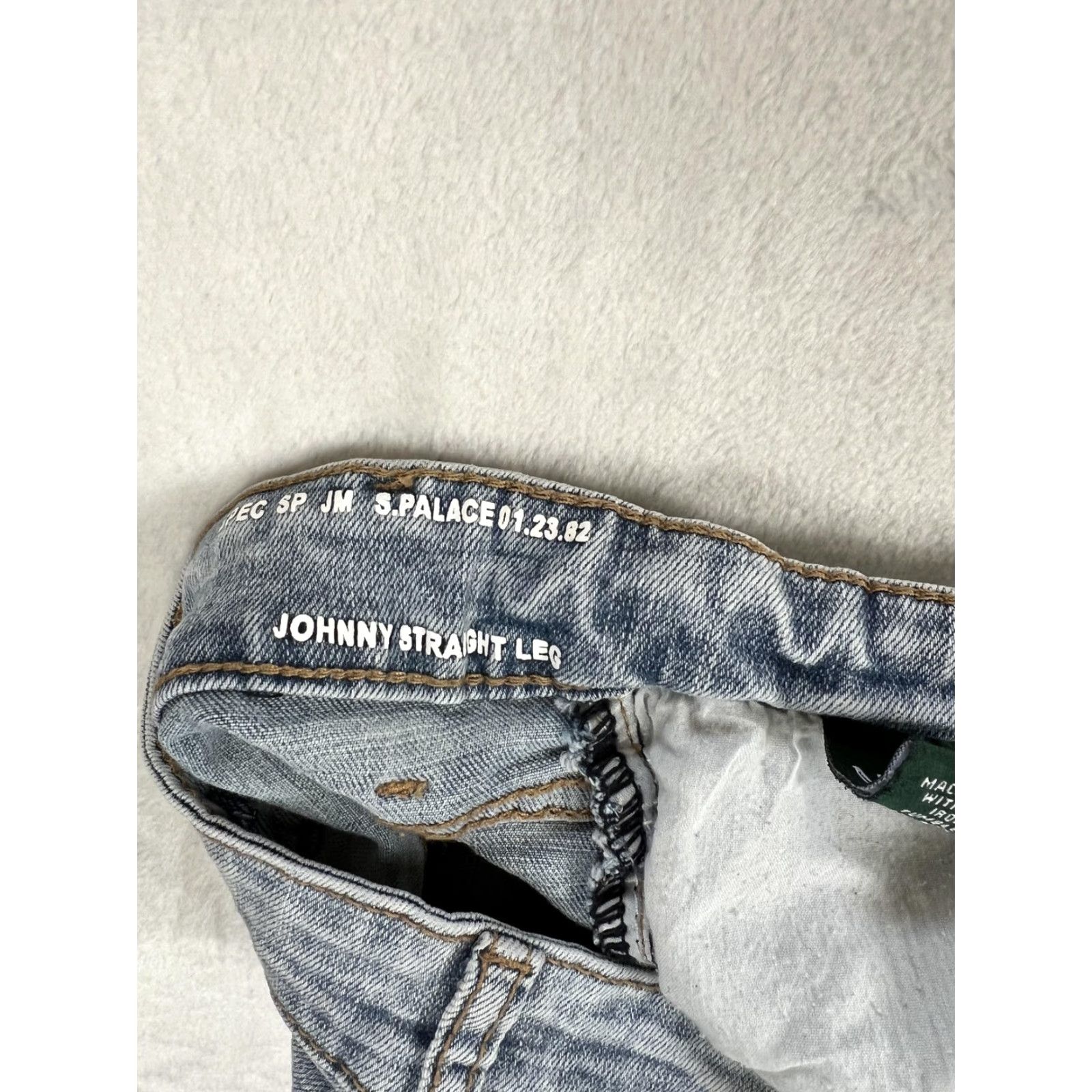 Denime Maison Article Jeans Mens 32x30 Blue Distressed Johnny Straight Leg Denim Pants Jeans Mens 32x30 Blue Distressed Johnny Straight Leg Denim Pants Size US 32 / EU 48 - 5 Thumbnail