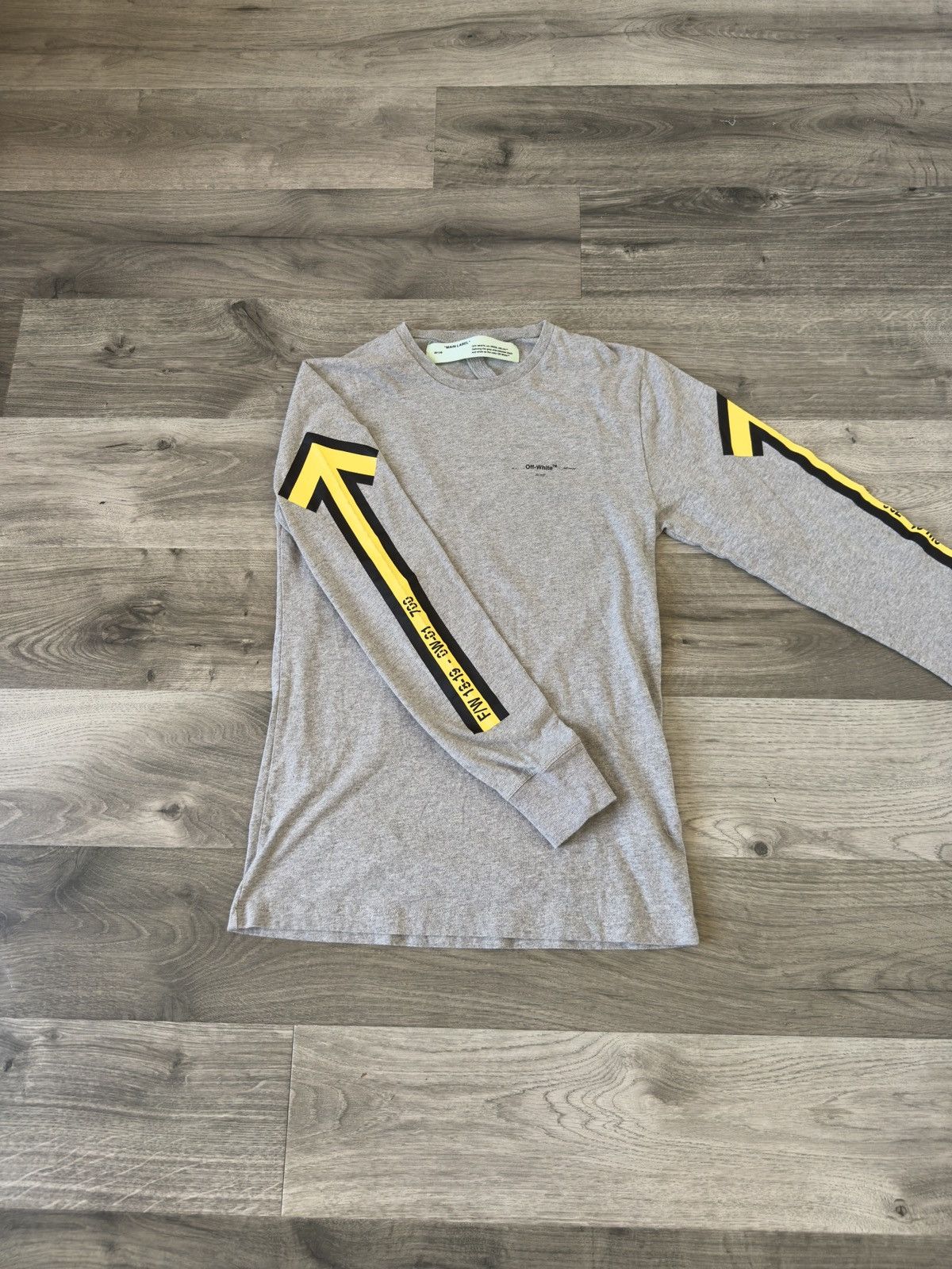 Off-White OFF-WHITE Long Sleeved Tee Size US S / EU 44-46 / 1 - 2 Thumbnail