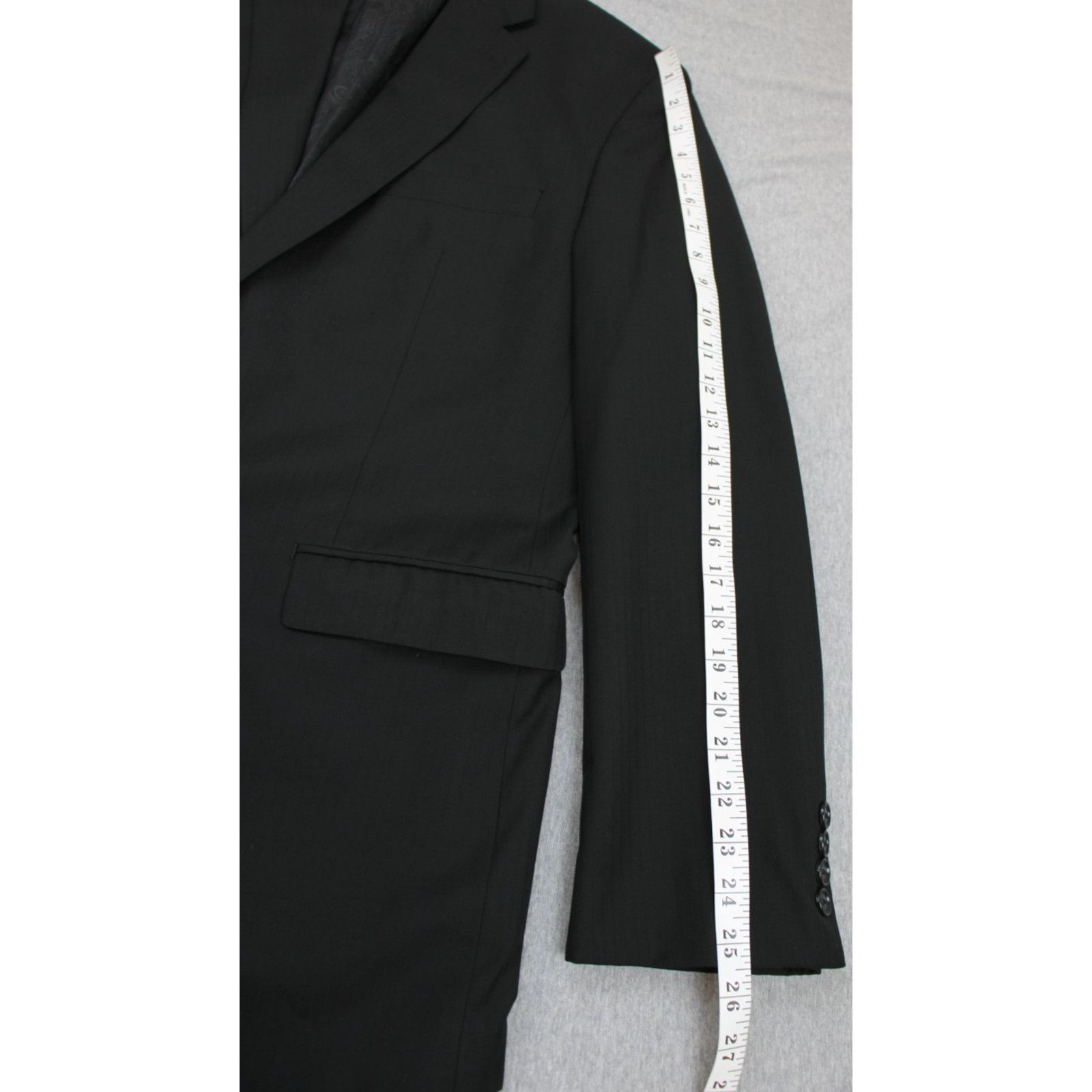 Michael Kors Michael Kors Suit Mens 42R Black 2 Piece 36x28 Pants Size 42R - 10 Thumbnail