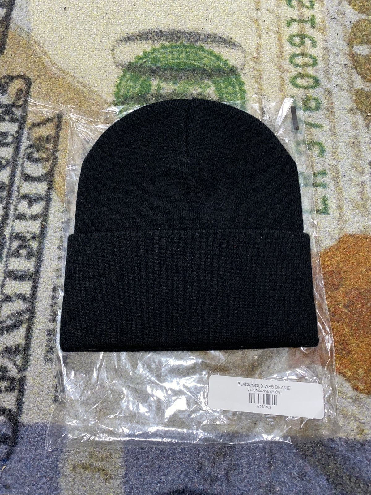 Sp5der Sp5der OG Web Beanie Black Yellow Size ONE SIZE - 2 Thumbnail