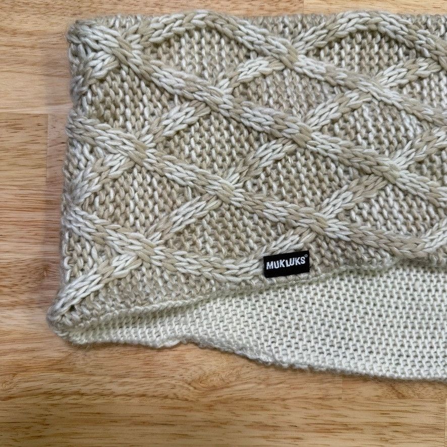 Other Muk Luks Lux Long Chunky Knit Fair IsleInfinity Nordic Scarf Size US 26 / EU 42 - 2 Thumbnail