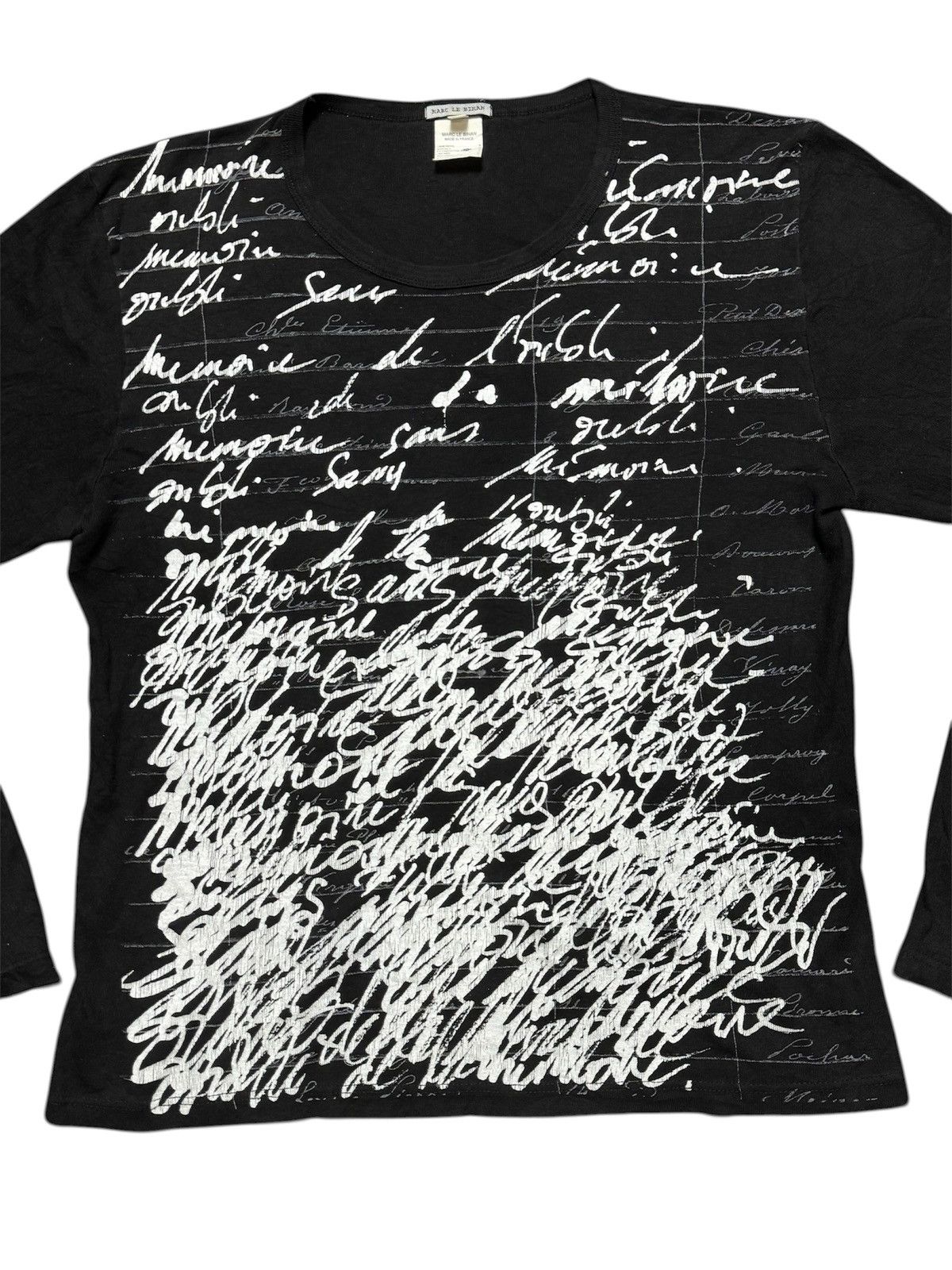 Marc Le Bihan Vintage Marc Le Bihan Longsleeve Tshirt Size US L / EU 52-54 / 3 - 3 Thumbnail