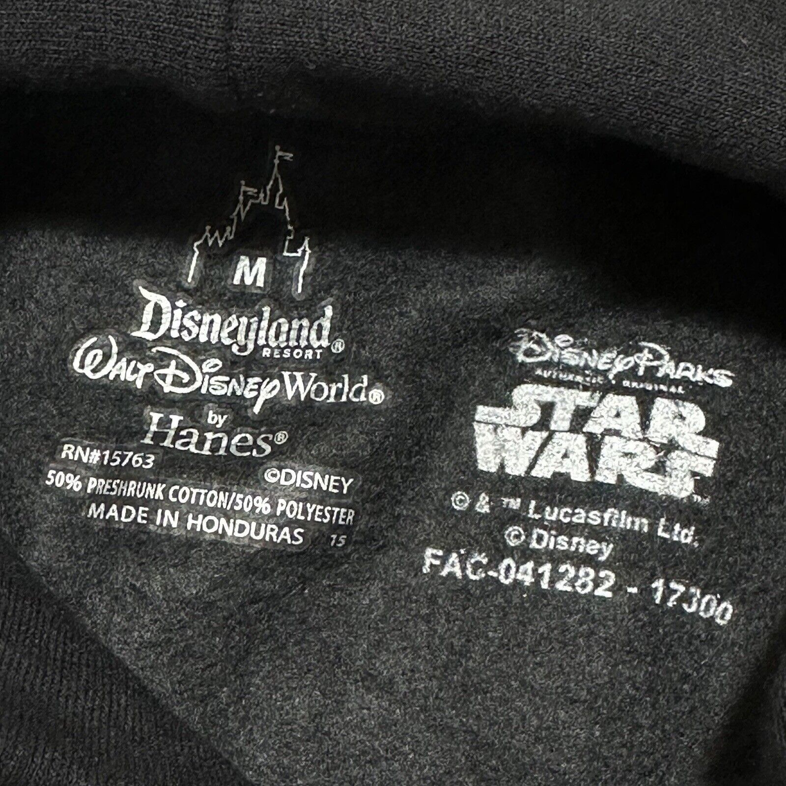 Disney Disney Parks Star Wars Last Jedi Medium Hoodie Sweatshirt Size M / US 6-8 / IT 42-44 - 3 Thumbnail