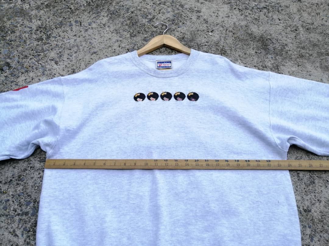 Hanes × Vintage Vintage Hanes The Queens Sweatshirt Size US L / EU 52-54 / 3 - 3 Thumbnail