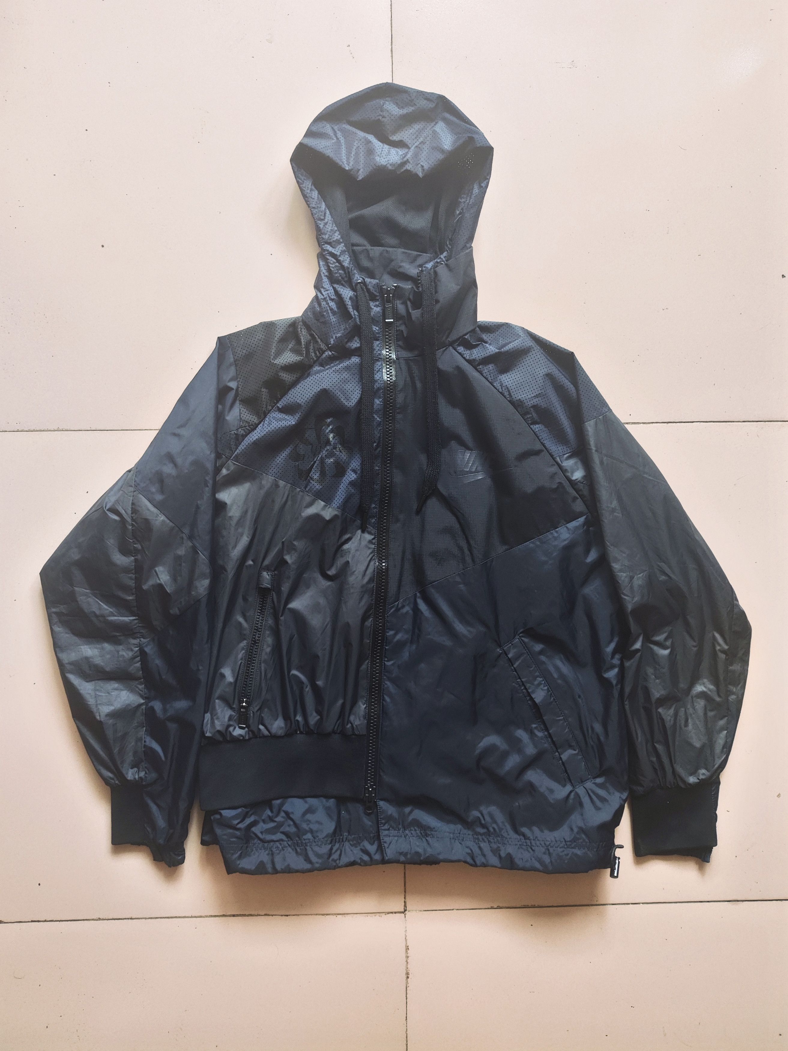 Hooded Anorak Splicing Hooded Jacket