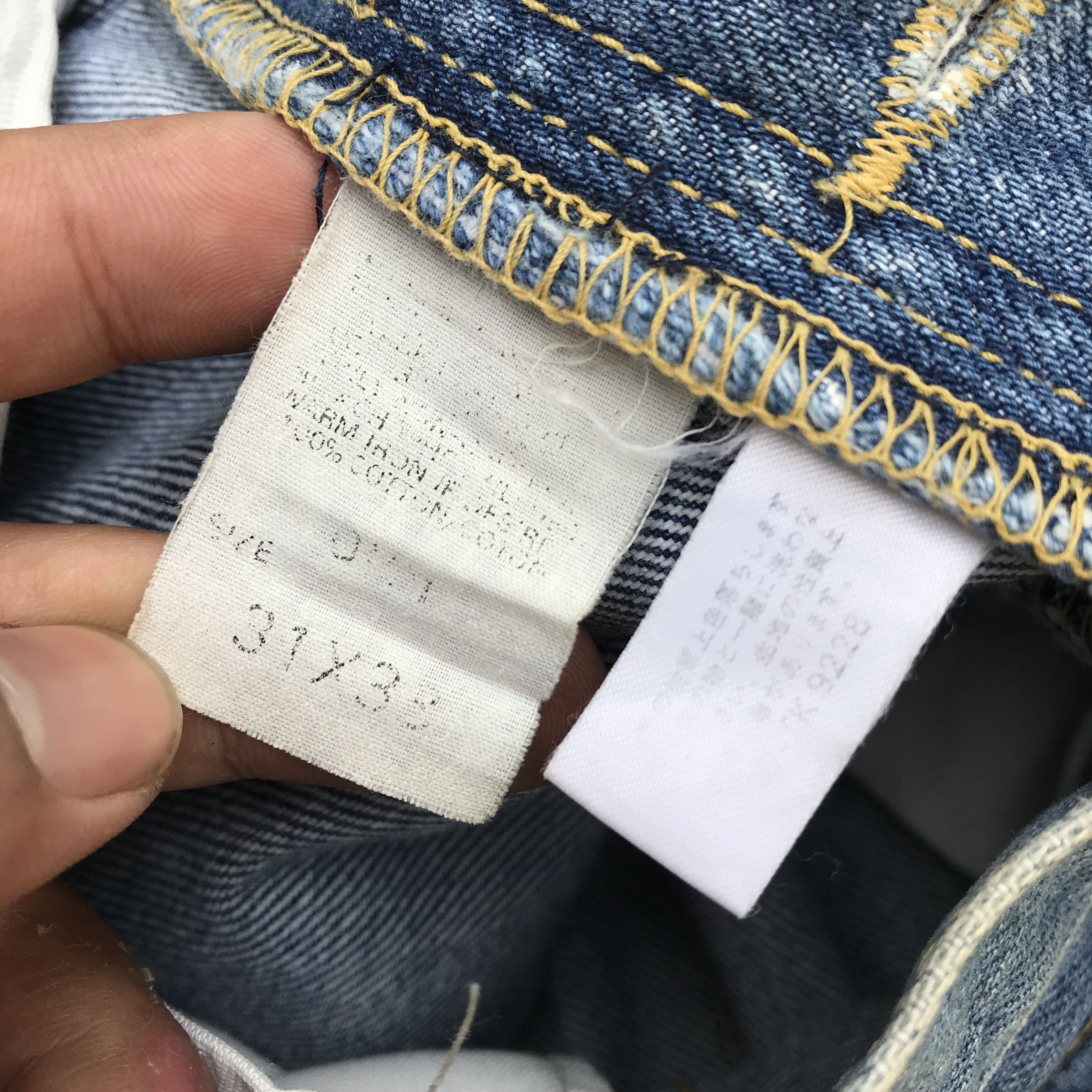 Lee × Union LA × Vintage Vintage Lee riders X Edwin sanforized union made jeans butto Size US 31 - 13 Thumbnail