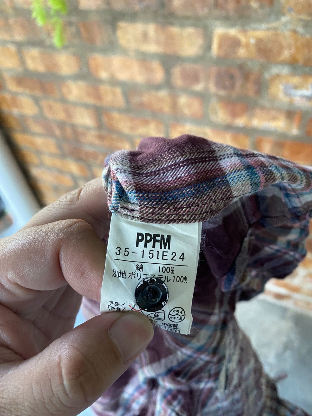 PPFM PPFM Cobain New Noise check flannel Size US M / EU 48-50 / 2 - 13 Thumbnail