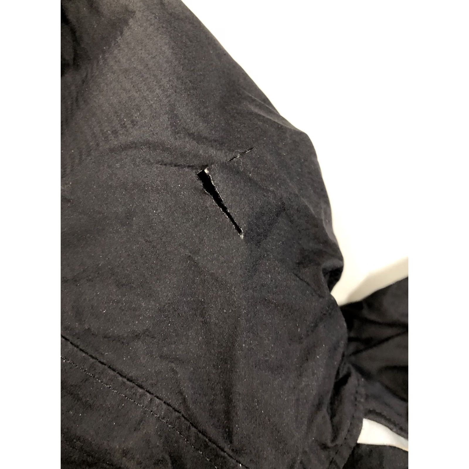 Levi's VINTAGE Levi's Black Nylon Water Resistant Hooded Jacket Large Mens Size US L / EU 52-54 / 3 - 6 Thumbnail