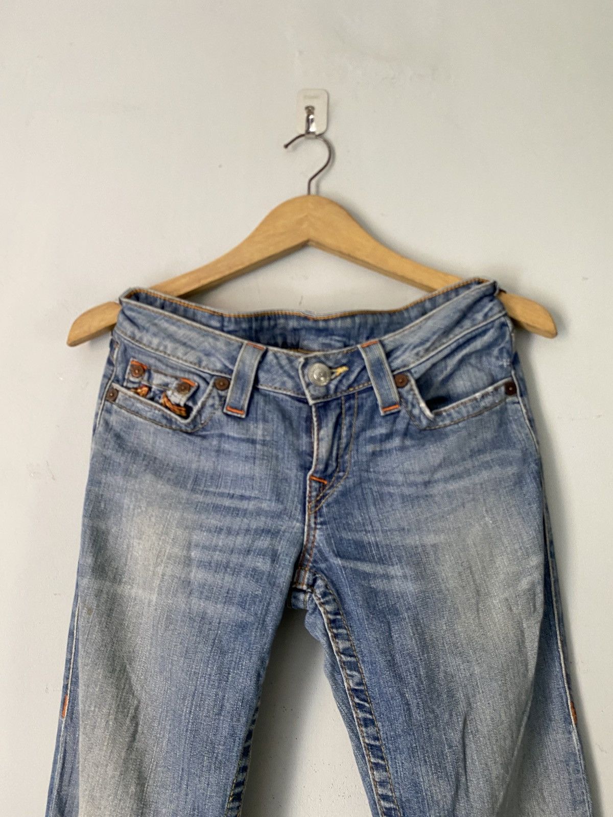 If Six Was Nine × Japanese Brand × True Religion Vintage true religion flare sun faded jeans Size US 28 / EU 44 - 3 Thumbnail
