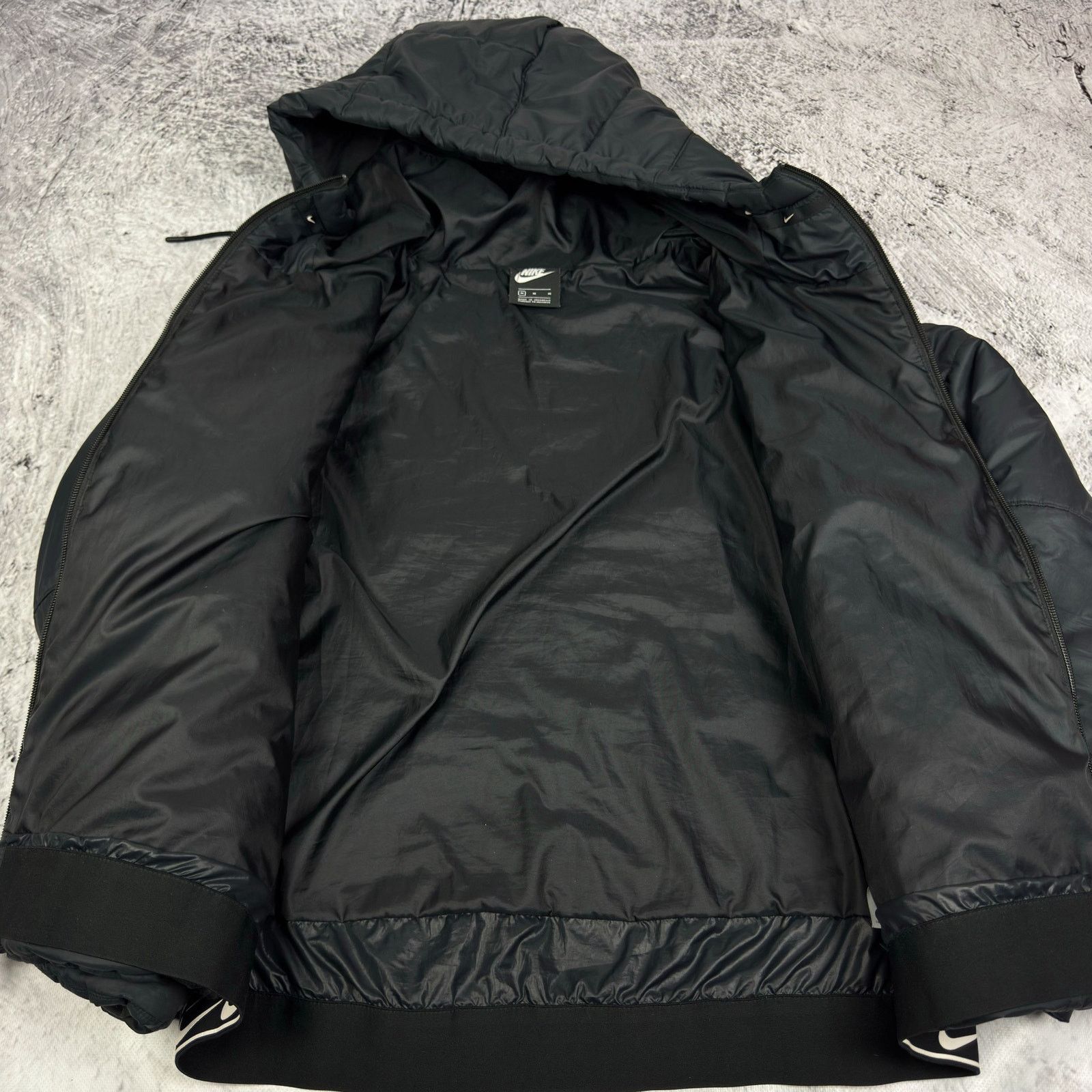 Nike Nike Sportswear Women's Black Synthetic Fill Puffer Jacket M Size M / US 6-8 / IT 42-44 - 9 Thumbnail