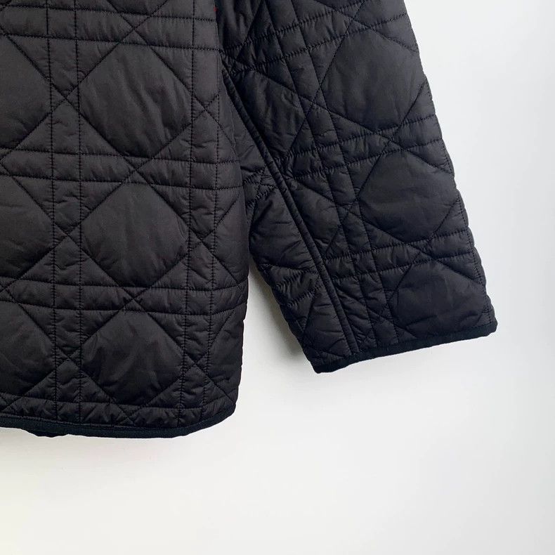 Dior Dior Black rattan check single-breasted long-sleeved cotto Size XS / US 0-2 / IT 36-38 - 4 Thumbnail