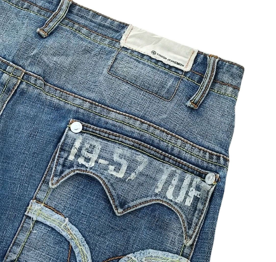 Le Grande Bleu (L.G.B.) Y2K Tough Jeansmith half pocket cargo jeans Size US 35 - 5 Thumbnail