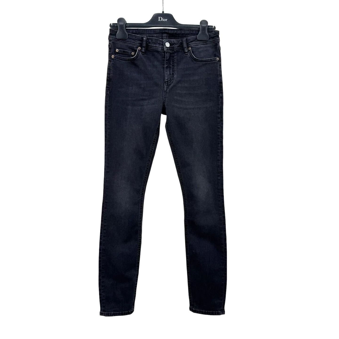 Acne Studios Acne Studios Washed Black Denim Jeans 29 Size US 29 - 1 Thumbnail