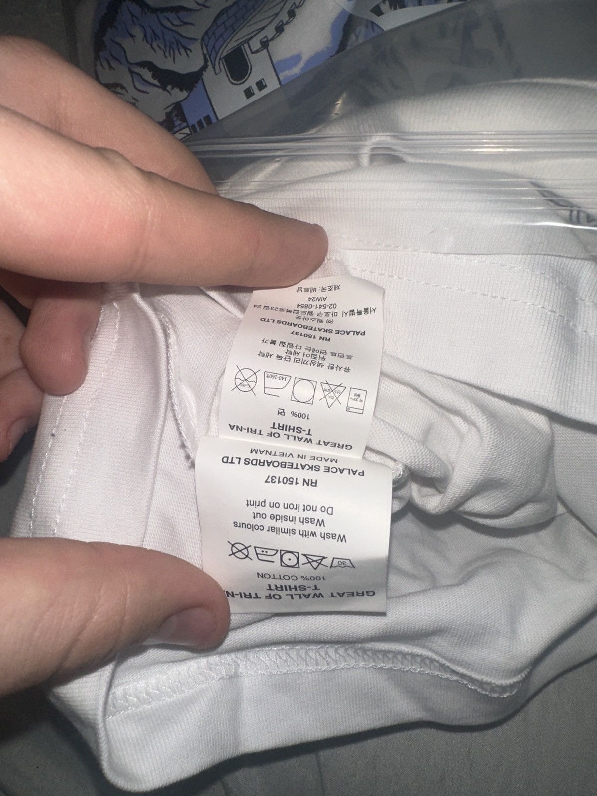 Palace Palace Great Wall Of Tri-Na White T Shirt Size US XL / EU 56 / 4 - 4 Thumbnail