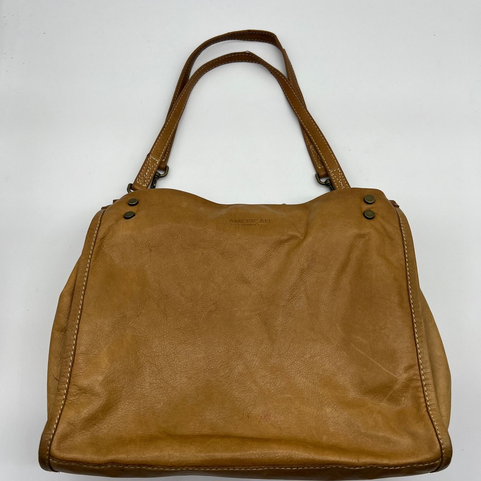 Other American Leather Co Womens Brown Leather Purse Size ONE SIZE - 10 Thumbnail