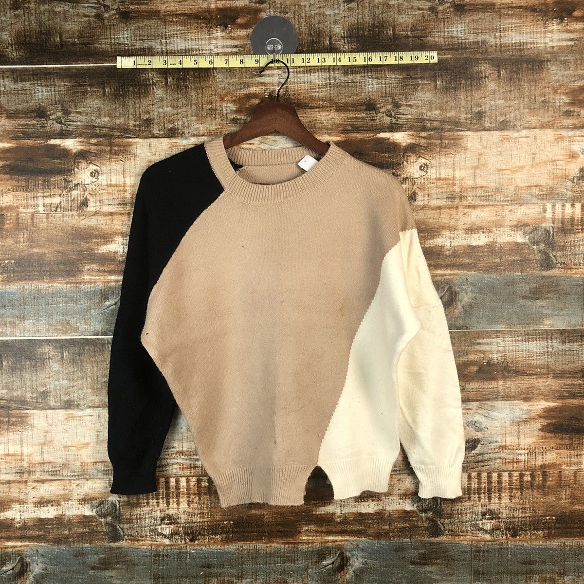 Homespun Knitwear × Japanese Brand DL Japanese Brand Beige Knitwear #C677 Size M / US 6-8 / IT 42-44 - 1 Thumbnail