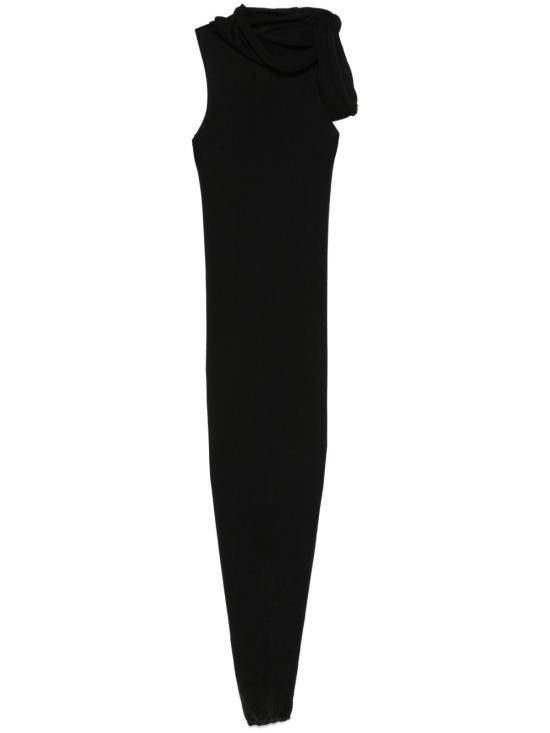 Rick Owens RICK OWENS Women Long Skirts RP01E7603 M09 Black Size L / US 10 / IT 46 - 1 Thumbnail