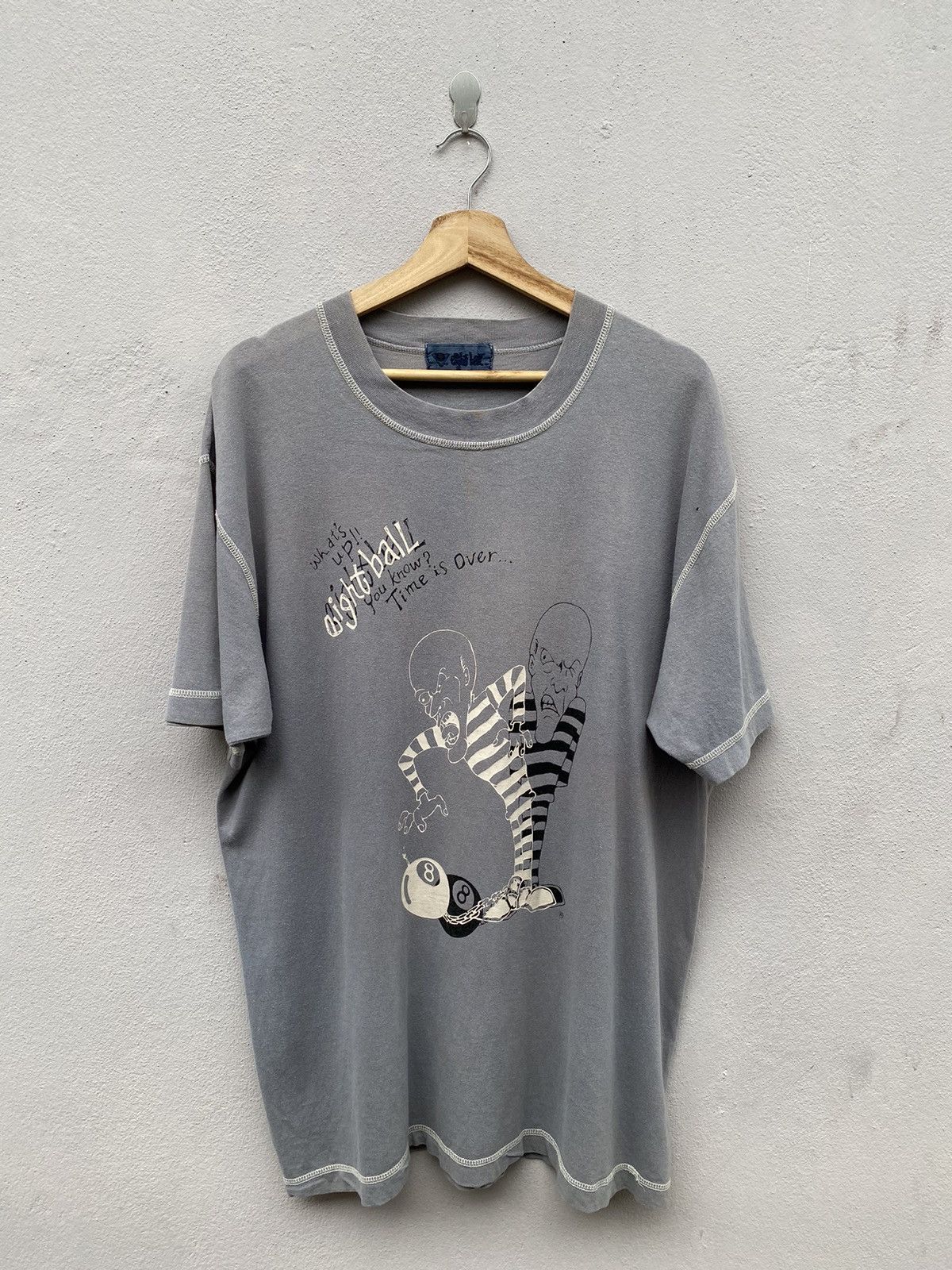 Vintage 💥RARE💥 Vintage 90s 8-Ball Streetwear/Skateboard Tee Size US XL / EU 56 / 4 - 1 Thumbnail