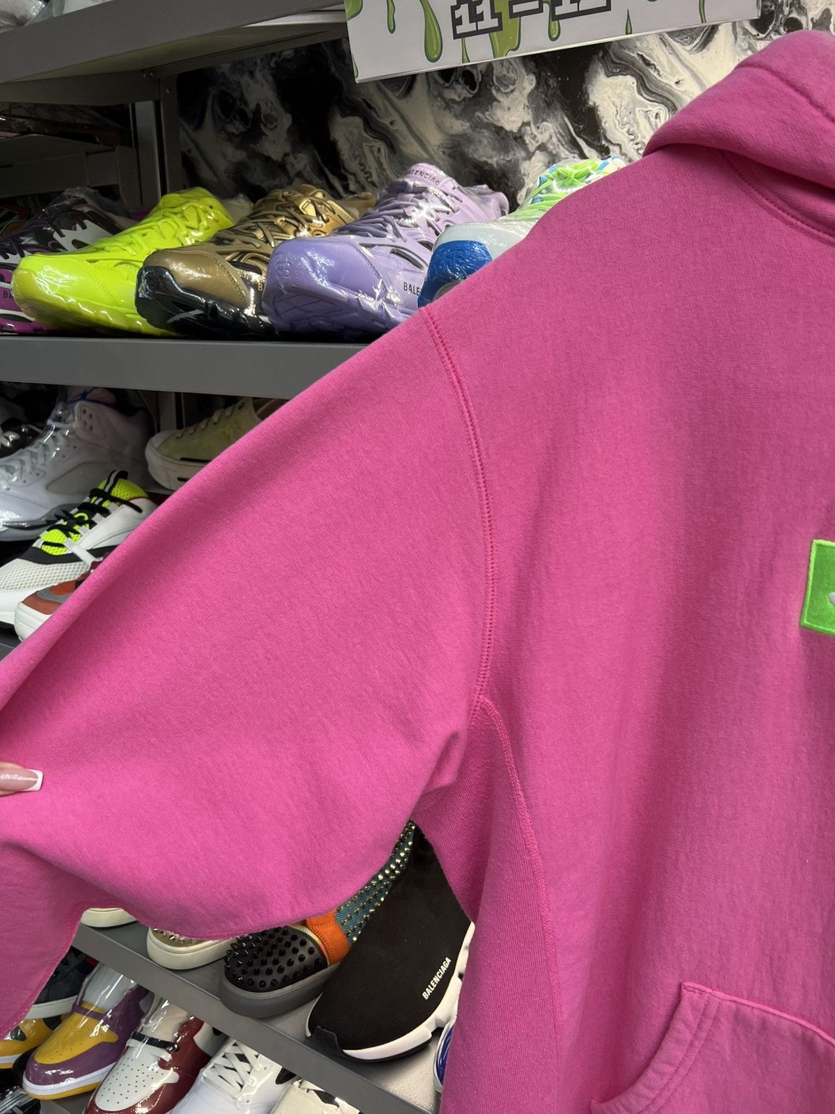 Supreme Supreme FW17 Magenta Box Logo Size US XL / EU 56 / 4 - 3 Thumbnail