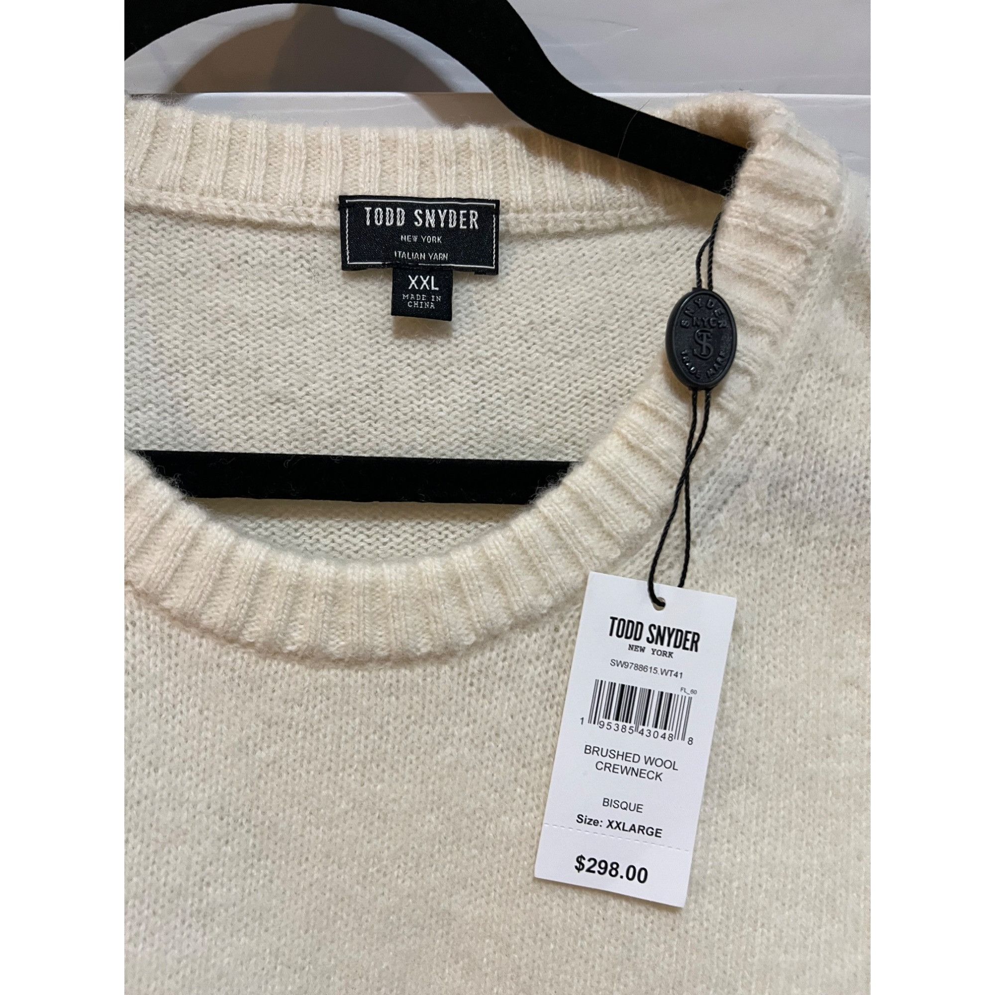 Todd Snyder Todd Snyder Crewneck Wool Mens Sweater - NWT Size XXL Size US XXL / EU 58 / 5 - 3 Thumbnail