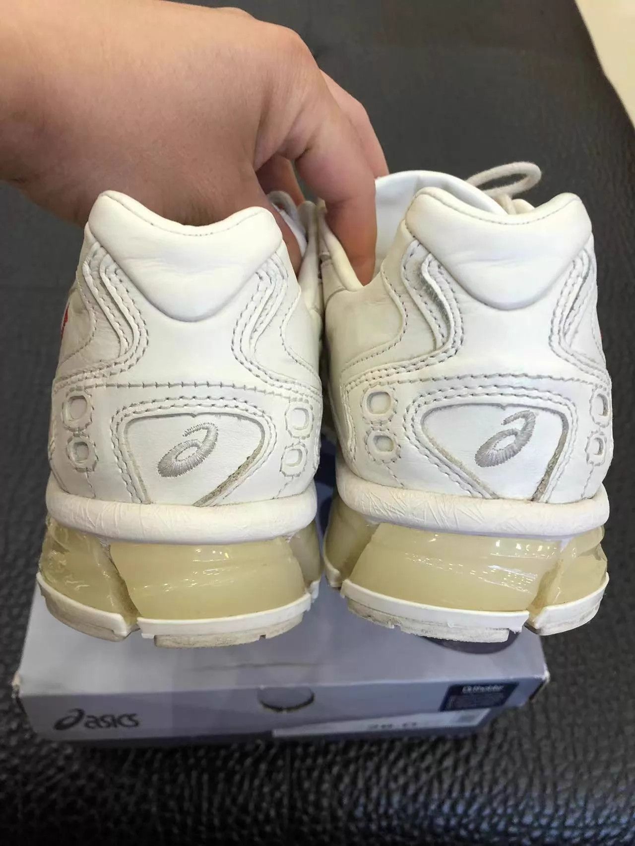 Asics asics kayano 5 360 white 44 Japan leather sneaker Size US 11 / EU 44 - 3 Thumbnail