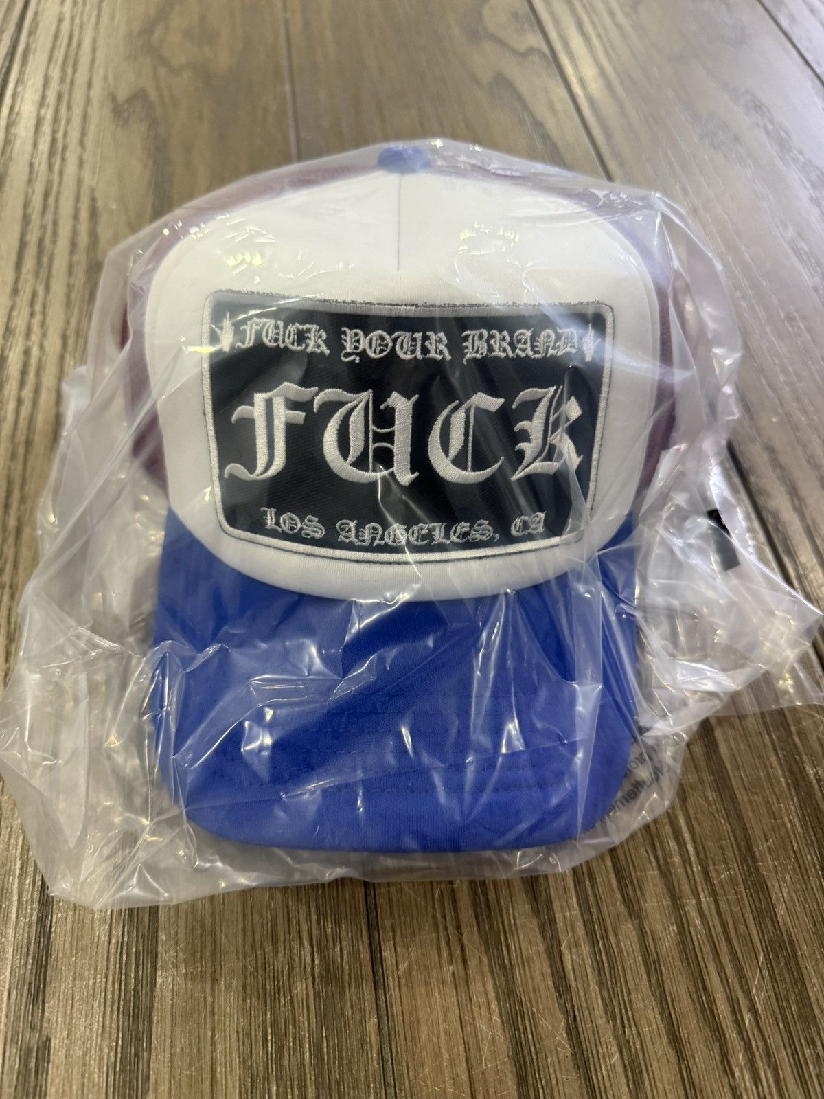 Other 🖕🏻 Fuck Your Brand FYB Trucker Hat Snapback Blue Red 🖕🏻 Size ONE SIZE - 4 Thumbnail
