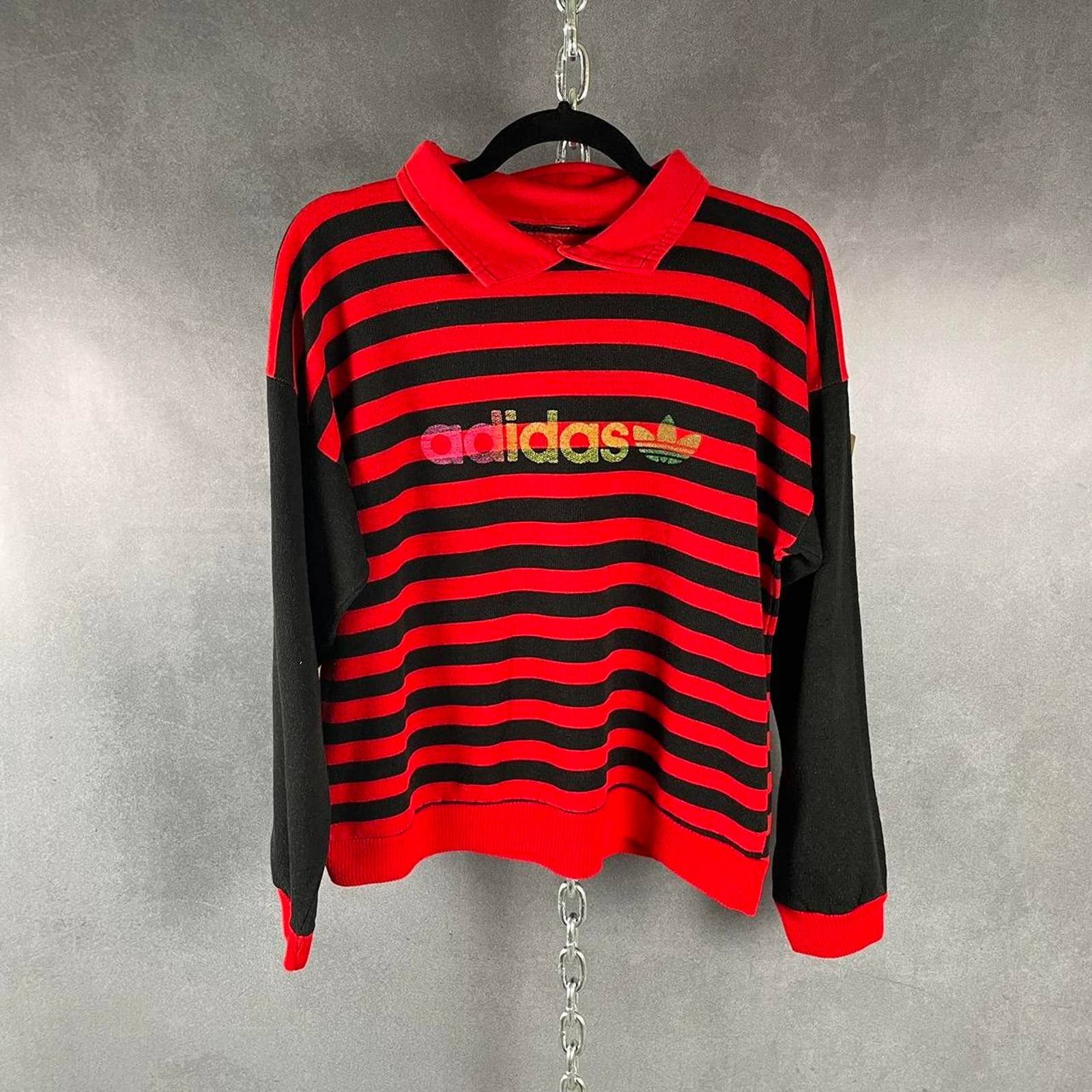 Vintage 80s adidas black and