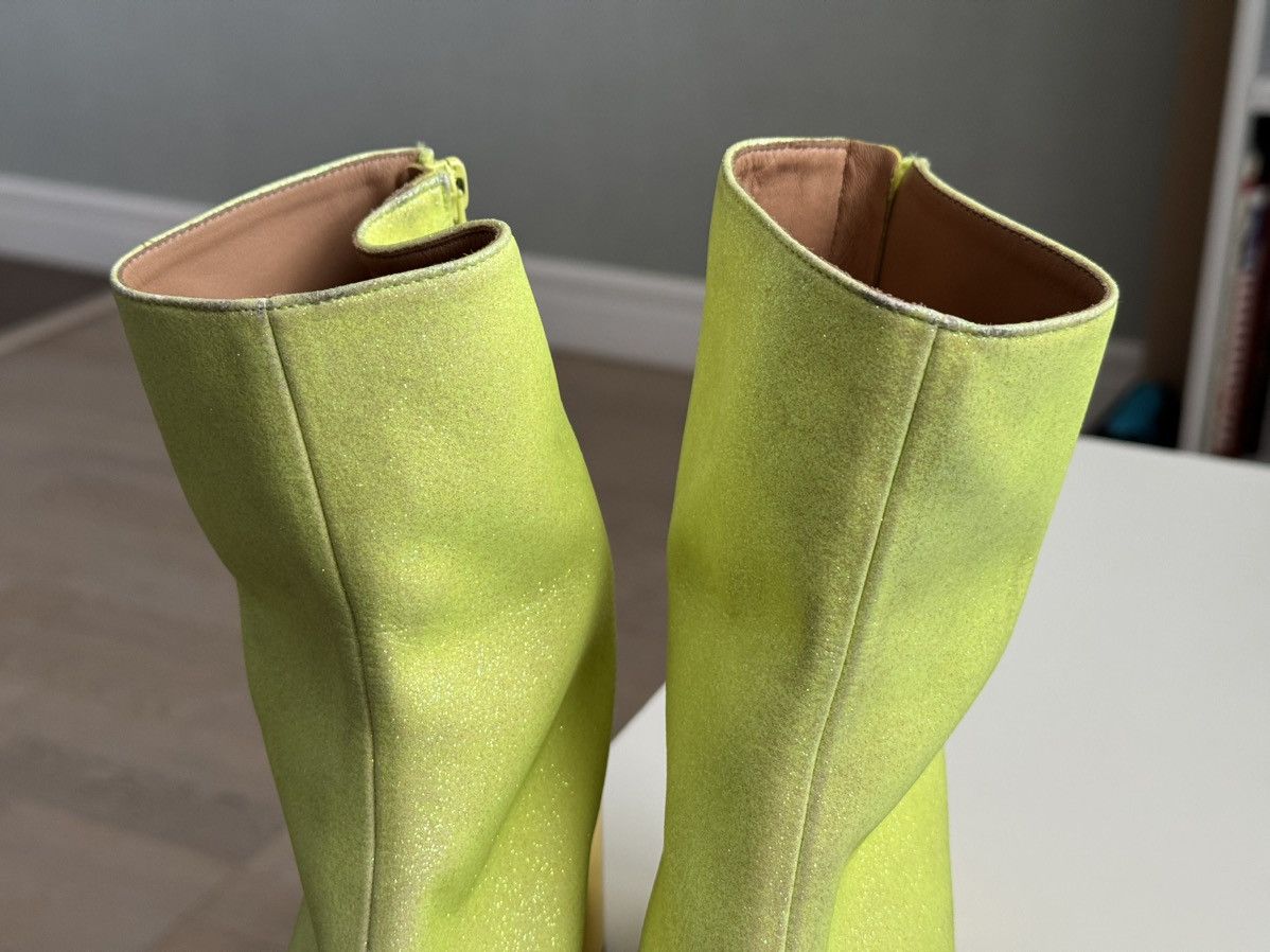 Maison Margiela Maison Margiela Crushed Heel Glitter Ankle Boots Size US 5 / IT 35 - 3 Thumbnail